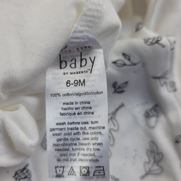 Rae Dunn Happy Fall Yall 3 Piece Outfit Set 6-9 Months Onesie Pants Headband - Picture 9 of 10